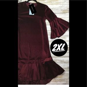 Lularoe RED VELVET 2XL Maurine! 😍 NWT